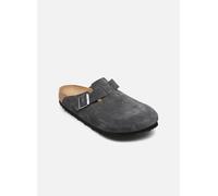 Sandales et nu-pieds Birkenstock Boston Suede - Regular pour Homme 45 Gris