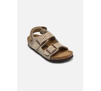 Sandales et nu-pieds Birkenstock Milano AS Kids Suede - Narrow pour Enfant 24 Beige