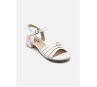 CAPRICE Femme Damen 9-28206-44 Sandale à Talon, White Comb, 38.5 EU