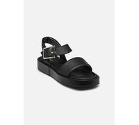 Clarks Femme Alda Strap Sandale, Cuir Noir, 42 EU