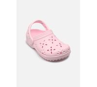 Sandales et nu-pieds Crocs Classic Floral Cut Out Clog K pour 19 - 20 Rose