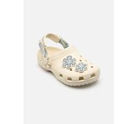 Sandales et nu-pieds Crocs Clsc Dnm Flwr Adj Backstrap K pour Enfant 33 - 34 Blanc