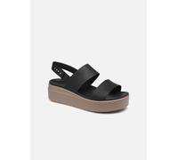 Sandales et nu-pieds Crocs Crocs Brooklyn Low Wedge W pour Femme 42 - 43 Noir