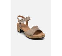 Gabor Damen Plateausandalen, Frauen Sandalen,Moderate Mehrweite (G),sesamo (34),39 EU / 6 UK