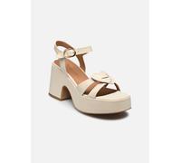 Sandales et nu-pieds Georgia Rose Micorazon - sandales - Cuir Vernis plissé pour Femme 42 Blanc