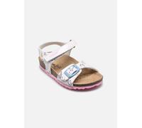 Geox B SANDAL CHALKI GIRL, Sandale Bébé - Fille, White,