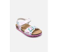 Geox Baby Girl's B Chalki Sandal, Blanc/multicolore, 7 UK Child