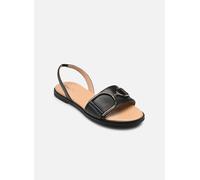 Geox Femme D NAILEEN A Sandale à glissière, Black, 37 EU