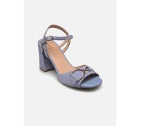 Geox Femme D New ERAKLIA 80 A Sandale à Talons, Lt Blue, 38.5 EU