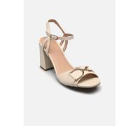 Geox Femme D New ERAKLIA 80 A Sandale à Talons, Papyrus, 39 EU