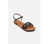 Geox Femme D Sozy S A Sandale à glissière, Black, 41 EU