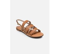 Geox Femme D Sozy S C Sandales Plates, Camel Lt Gold, 38 EU