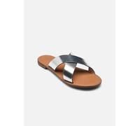 Geox Femme D Sozy S H Sandale à glissière, Silver, 42 EU