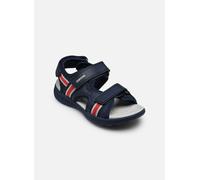 Geox Homme J Vaniett Boy B Sandale, Bleu Marine/Rouge, 43 EU