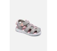 KangaROOS K-Mini, Sandales Mixte Enfant , Rose/Gris, 25 EU