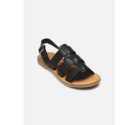 KICKERS Femme LANDOR Sandale Plate, Noir, 41 EU