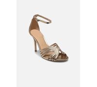 Sandales et nu-pieds Lauren Ralph Lauren Allie Mtstrp-Sandals-Heel Sandal pour Femme 39 Argent