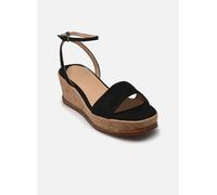 Sandales et nu-pieds Lauren Ralph Lauren LEONA-ESPADRILLES-WEDGE pour Femme 36 Noir
