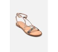 Les Tropeziennes par M. Belarbi Femme HIRONDEL Chaussures Ville Sandale, Or-Serpent, 39