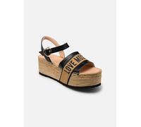 Sandales et nu-pieds Love Moschino ROPE SANDAL JA16296I0I pour Femme 39 Noir
