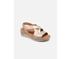 Sandales et nu-pieds Mephisto Claudine pour Femme 37 Or et bronze