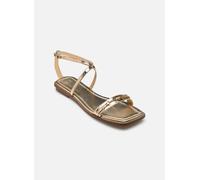 Sandales et nu-pieds Michael Michael Kors LENA FLAT SANDAL pour Femme 40 1/2 Or et bronze