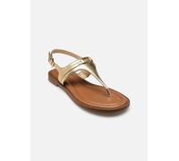 Sandales et nu-pieds Michael Michael Kors MANDY THONG SANDAL pour Femme 36 1/2 Or et bronze