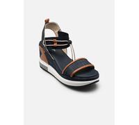 Nero Giardini Sandales compensées E513600d Bleu Femme EU 40