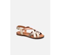 Sandales Plates en Cuir ALGAR pour Femme Color Marfil