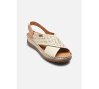 Sandales à Semelles compensées en Cuir CADAQUES pour Femme Color NATA