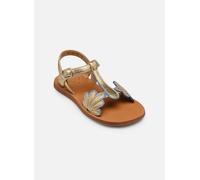 Sandales et nu-pieds Pom d Api Plagette Bloom pour 28 Or et bronze