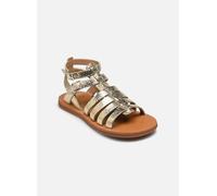 Sandales et nu-pieds Pom d Api PLAGETTE GLADIATOR pour 30 Or et bronze