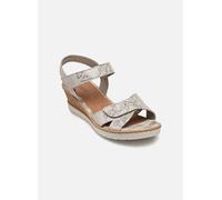 Remonte Femme R6252 Sandale cale, Or Blanc 91, 39 EU