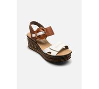 Sandales et nu-pieds Rieker 68176 pour Femme 41 Blanc