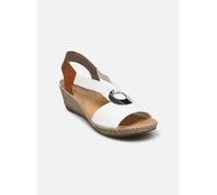 Sandales et nu-pieds Rieker Sandales compensées - 624H6 pour Femme 40 Blanc