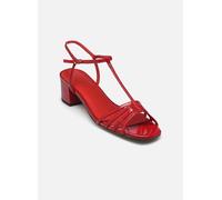 Sandales et nu-pieds Rivecour Sandales n°441 - Cuir vernis - Rouge pour Femme 41 Rouge