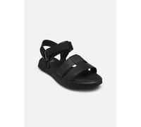 Sandales et nu-pieds Sorel ONA AVE ANKLE STRAP FLAT SANDAL pour 41 Noir