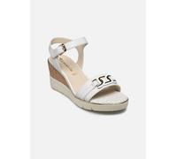 Tamaris Sandales Compensées Femme, Sandales Femme, Blanc, 40 UK