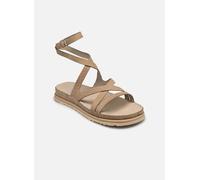 Ugg Goldengaze Embossed Ankle Wrap Sandals Marron EU 38 Femme