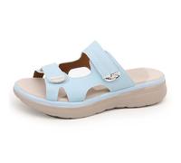 Sandales été Enfiler Tendance, Mules Plateforme Bout Ouvert, Tongs Semelle Moelleuse, pour Sorties, Vacances et Plage