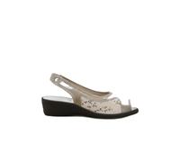Sandales extensibles élastique arrière femme Pédiconfort Beige 41
