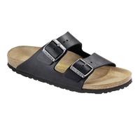 Sandales Femme Birkenstock Arizona en cuir huilé noir - Boucle de serrage 40