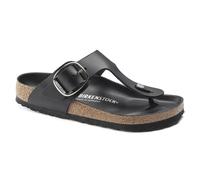 Sandales femme Birkenstock Gizeh Big Buckle Waxy Leather Noir 42