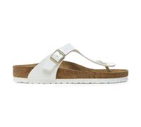 Sandales femme Birkenstock Gizeh BS Birko-Flor Patent Blanc 36