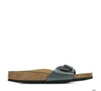 Sandales femme Birkenstock Madrid Birko-Flor Etroit - metallic black - 36