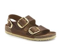 Birkenstock Milano Big Buckle Leoi Cognac Hex Mules/Sabots Femmes Marron - 41 - Mules