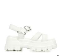 Sandales femme - BUFFALO - Aspha TS - Compensé - Blanc - Végane 40