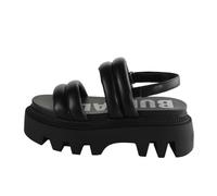 Buffalo Flora Ts Quilt Vegan Sandals Noir EU 41 Femme