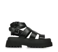 Sandales femme Buffalo Pluto Gld - Vegan Nappa Noir 40