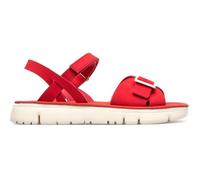 Sandales Femme - CAMPER Oruga K200631-010 - Cuir Rouge Scratch Plat Basse 36